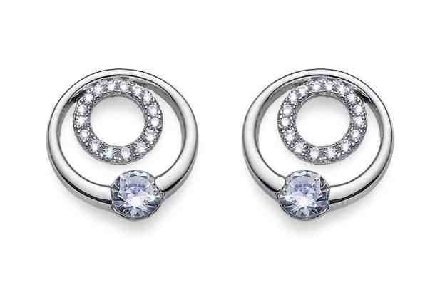 Oliver Weber Stříbrné náušnice s krystaly Brave 62098 + 2 měsíce na vrácení zboží