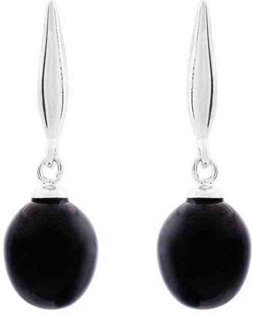 JVD Stříbrné náušnice s tmavými perlami SVLE0167SD2P500 + 2 měsíce na vrácení zboží