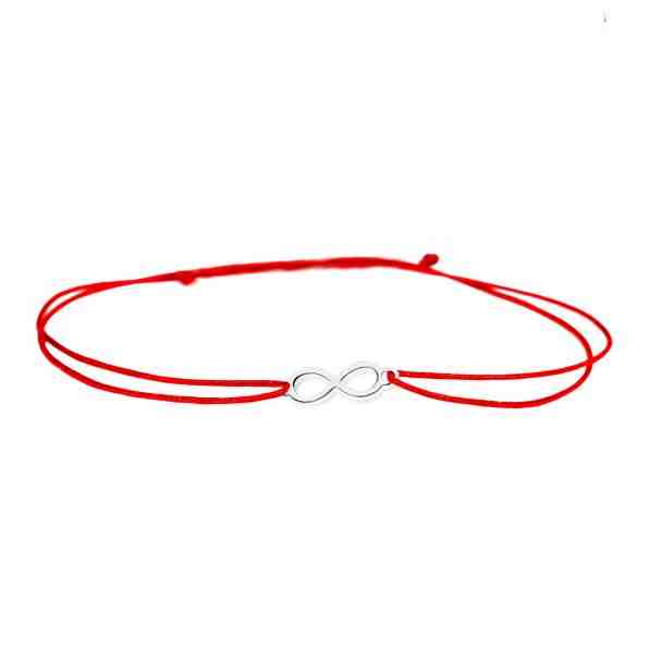 JVD Šňůrkový červený náramek Nekonečno SVLB0149XH20000 + 2 měsíce na vrácení zboží
