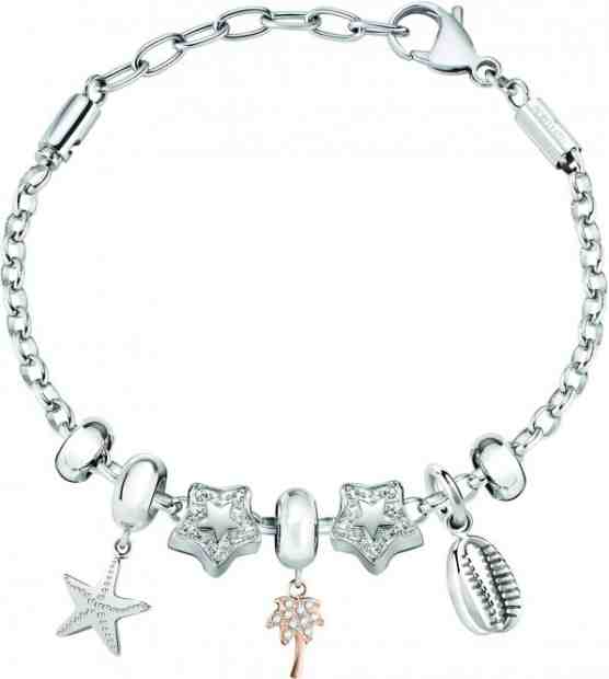 Morellato Ocelový náramek s přívěsky Drops SCZ1105 + 2 měsíce na vrácení zboží