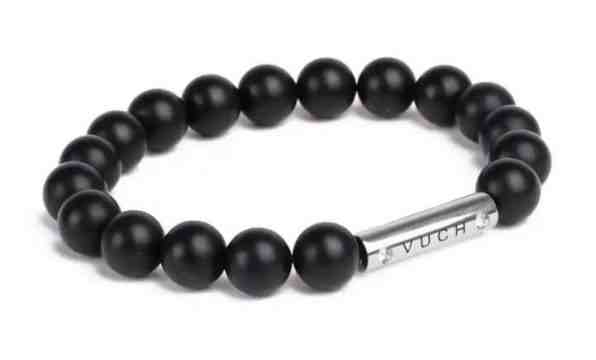 Vuch Slušivý náramek z onyxu Shark L (18 - 19 cm) + 2 měsíce na vrácení zboží