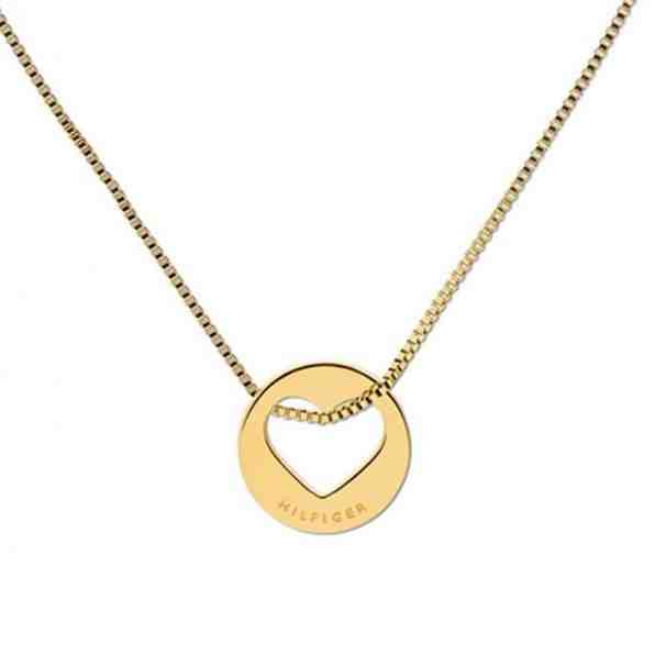 Tommy Hilfiger Dámský pozlacený náhrdelník se srdcem TH2701075 + 2 měsíce na vrácení zboží