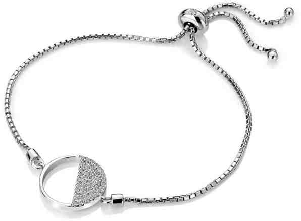 Hot Diamonds Stříbrný náramek s diamantem Horizon Topaz DL601 + 2 měsíce na vrácení zboží