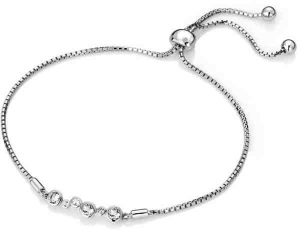 Hot Diamonds Stříbrný náramek s diamantem Tender DL607 + 2 měsíce na vrácení zboží