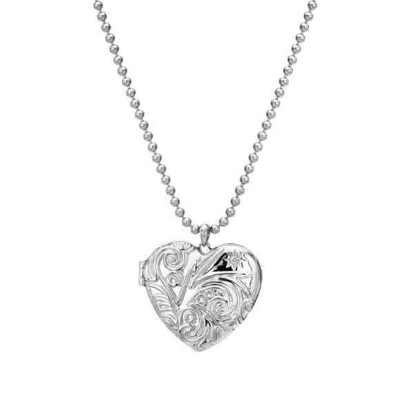 Hot Diamonds Stříbrný srdíčkový náhrdelník s diamantem Memories Heart Locket DP772 + 2 měsíce na vrácení zboží