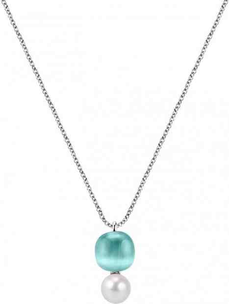 Morellato Stříbrný náhrdelník Gemma Perla SATC03 (řetízek, přívěsek) + 2 měsíce na vrácení zboží