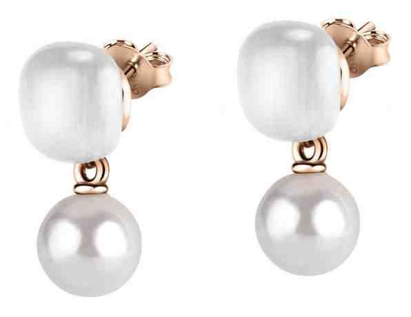 Morellato Bronzové náušnice Gemma Perla SATC07 + 2 měsíce na vrácení zboží