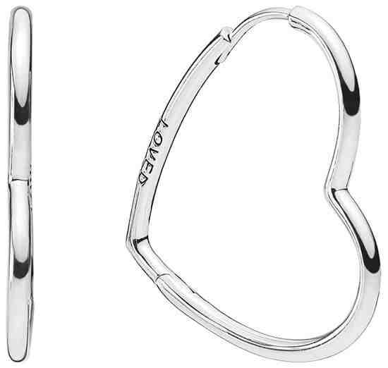 Pandora Stříbrné náušnice srdíčka 297822 + 2 měsíce na vrácení zboží