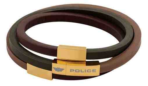 Police Pánský kožený náramek Aranui PJ26555BLG/02 + 2 měsíce na vrácení zboží
