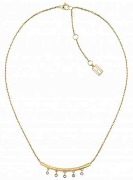 Tommy Hilfiger Elegantní pozlacený náhrdelník s přívěskem TH2780229 + 2 měsíce na vrácení zboží