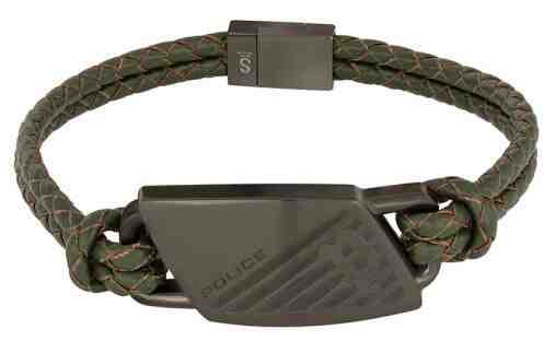 Police Pánský náramek z proplétané kůže Matobo PJ26559BLU/03 + 2 měsíce na vrácení zboží