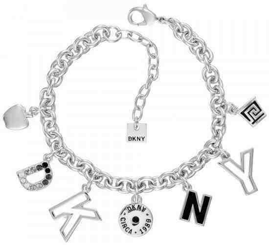 DKNY Luxusní náramek s přívěsky New York 5520046 + 2 měsíce na vrácení zboží
