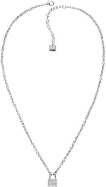 DKNY Náhrdelník s třpytivým visacím zámkem The City Street - In Motion 5520104 + 2 měsíce na vrácení zboží