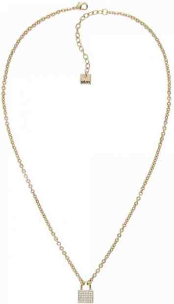 DKNY Náhrdelník s třpytivým visacím zámkem The City Street - In Motion 5520105 + 2 měsíce na vrácení zboží