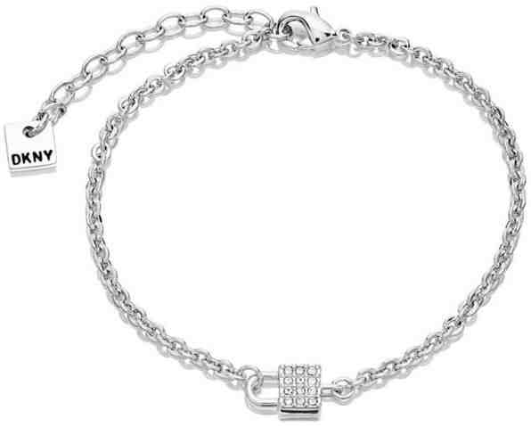 DKNY Náramek s třpytivým visacím zámkem The City Street - In Motion 5520112 + 2 měsíce na vrácení zboží