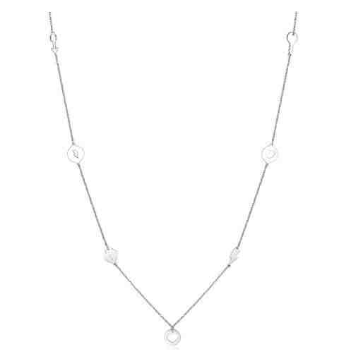 S`Agapõ Ocelový náhrdelník s ozdobami Hidden SHD01 + 2 měsíce na vrácení zboží