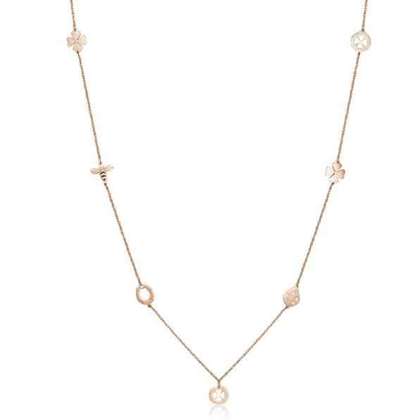 S`Agapõ Ocelový náhrdelník s ozdobami Hidden SHD03 + 2 měsíce na vrácení zboží