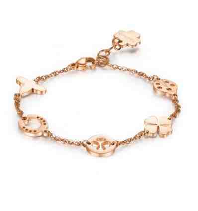 S`Agapõ Zdobný ocelový náramek SHD13 + 2 měsíce na vrácení zboží