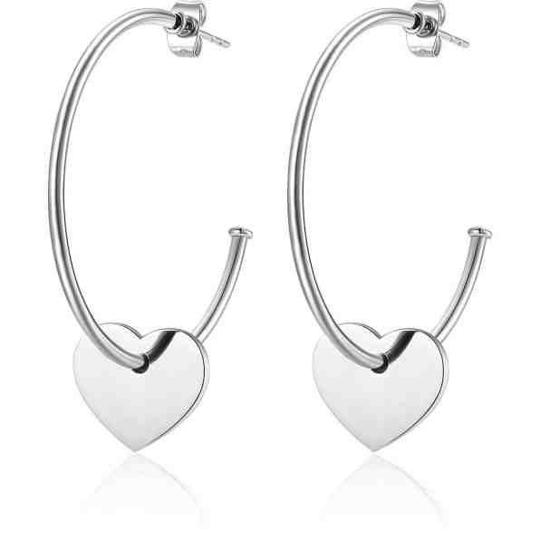 S`Agapõ Kruhové náušnice Hidden SHD21 + 2 měsíce na vrácení zboží