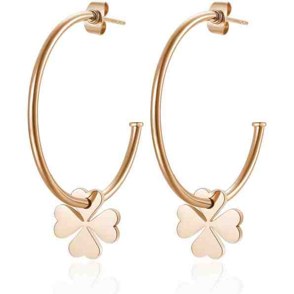 S`Agapõ Kruhové náušnice Hidden SHD25 + 2 měsíce na vrácení zboží