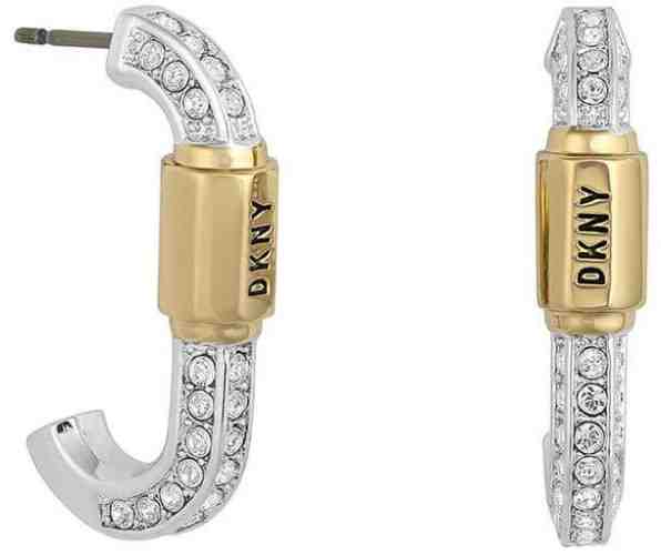 DKNY Luxusní náušnice s krystaly The City Street - In Motion 5548855 + 2 měsíce na vrácení zboží