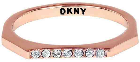 DKNY Stylový oktagonový prsten Charakter 5548761 58 mm + 2 měsíce na vrácení zboží