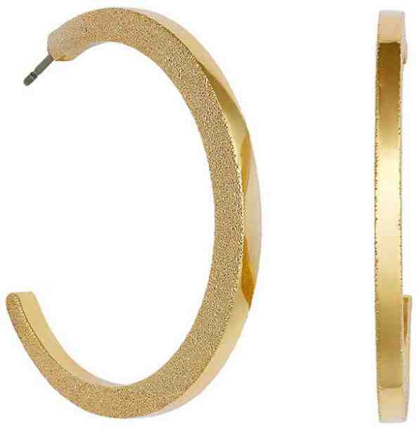 DKNY Kruhové náušnice s třpytivým okrajem Charakter 5548782 + 2 měsíce na vrácení zboží