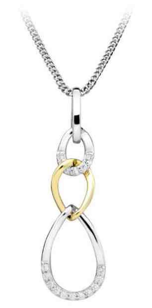 JVD Stylový stříbrný přívěsek SVLP0308SH8BK00 + 2 měsíce na vrácení zboží