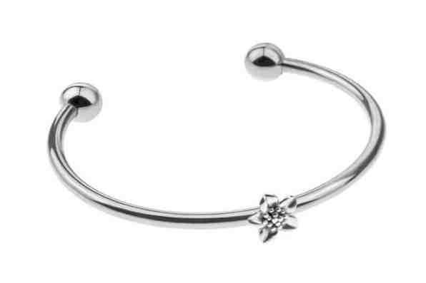 Emily Westwood Elegantní ocelový náramek s květinou WB1031S + 2 měsíce na vrácení zboží
