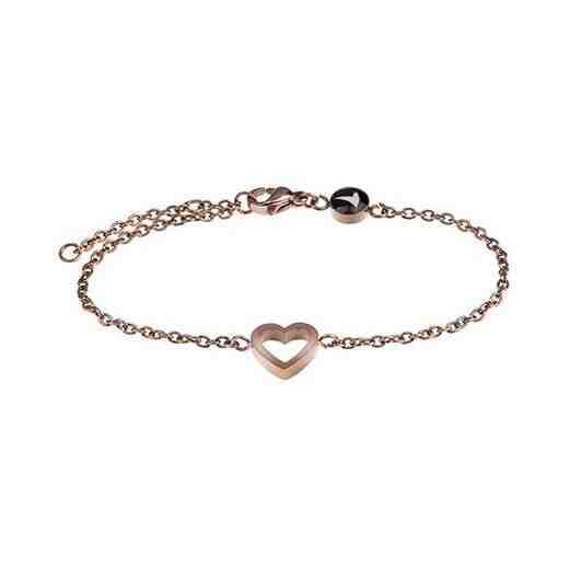 Emily Westwood Romantický ocelový náramek se srdcem WB1004R + 2 měsíce na vrácení zboží