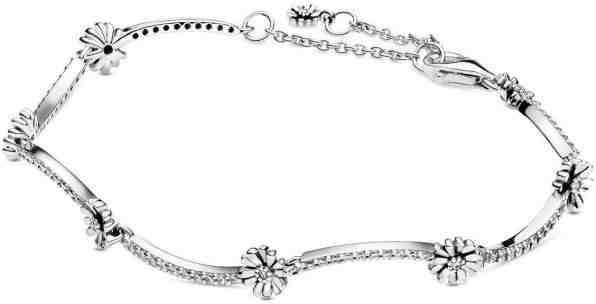 Pandora Stříbrný náramek Třpytivé sedmikrásky 598807C01 16 cm + 2 měsíce na vrácení zboží