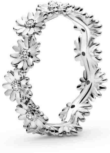 Pandora Stříbrný prsten Věneček sedmikrásek 198799C01 56 mm + 2 měsíce na vrácení zboží