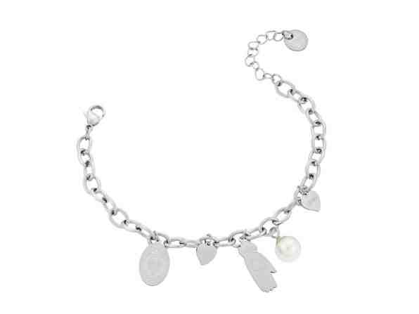 Liu.Jo Ocelový náramek s přívěsky LJ1442 + 2 měsíce na vrácení zboží