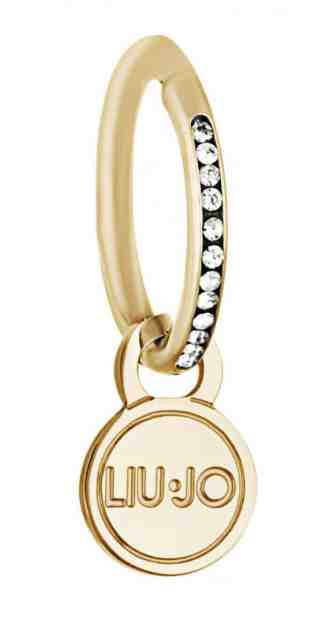 Liu.Jo Single pozlacená ocelová náušnice s krystaly 2v1 LJ1497 + 2 měsíce na vrácení zboží