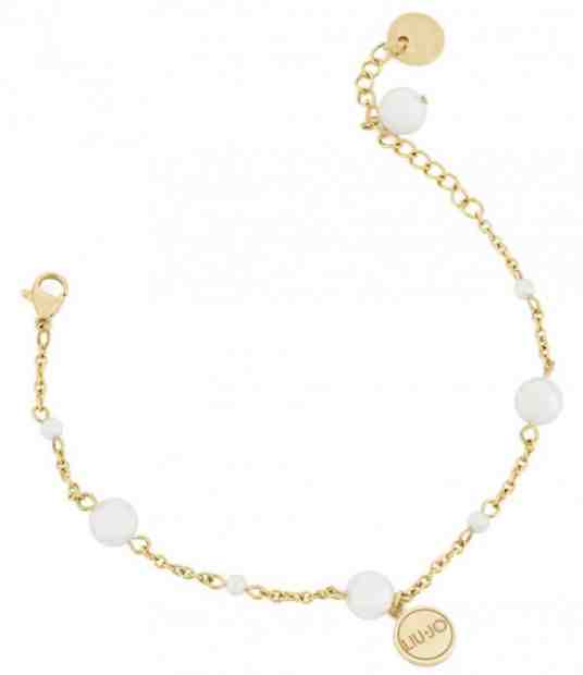 Liu.Jo Pozlacený ocelový náramek s perličkami LJ1504 + 2 měsíce na vrácení zboží