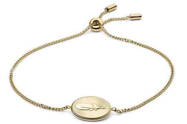 Fossil Dámský náramek peříčko JF03237710 + 2 měsíce na vrácení zboží