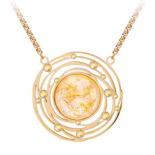 Preciosa Ocelový náhrdelník Mays s mačkaným kamenem 7379Y50 + 2 měsíce na vrácení zboží