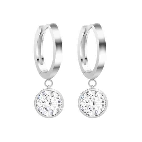 Preciosa Stříbrné náušnice s třpytivými zirkony Lucea 5297 00 + 2 měsíce na vrácení zboží