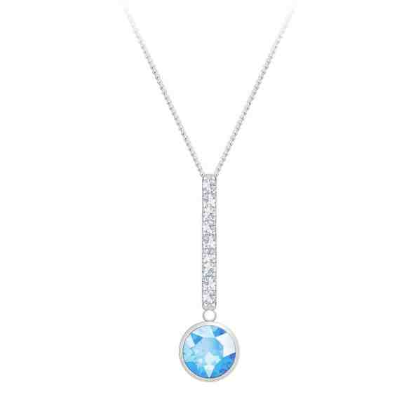 Preciosa Stříbrný náhrdelník s kubickou zirkonií Lucea 5296 67 (řetízek, přívěsek) + 2 měsíce na vrácení zboží