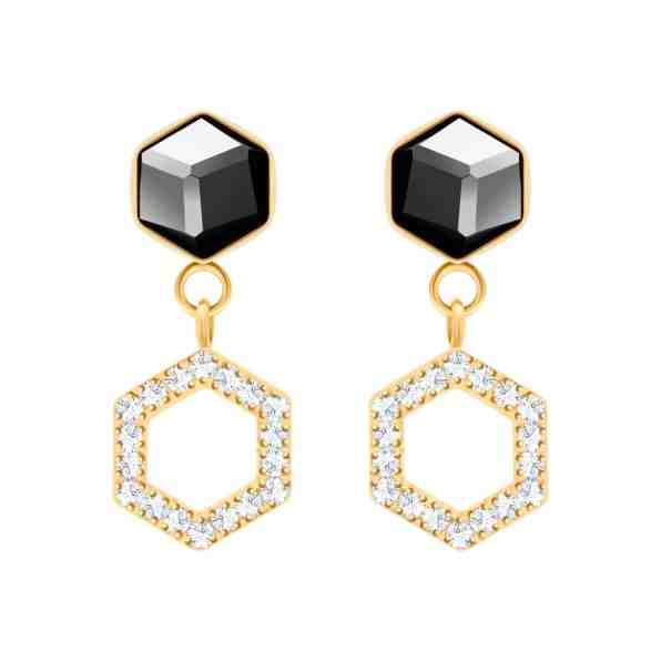 Preciosa Ocelové náušnice s křišťálem Honeygon 7383Y48 + 2 měsíce na vrácení zboží