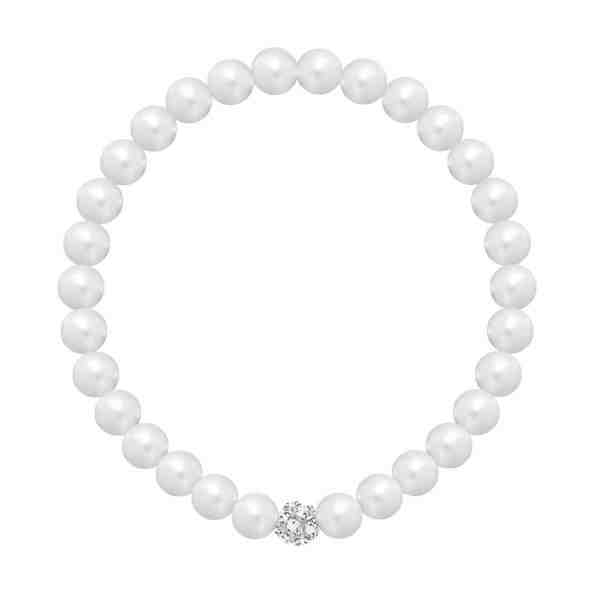 Preciosa Perličkový náramek Velvet Pearl 2219 01 + 2 měsíce na vrácení zboží