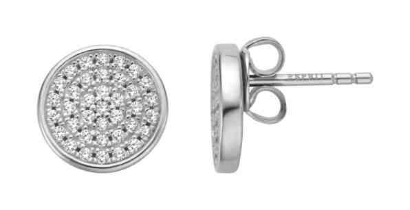 Esprit Drobné třpytivé náušnice ze stříbra ESER01191100 + 2 měsíce na vrácení zboží