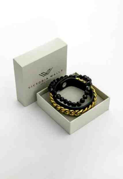Victoria Walls Designový dvojitý náramek VS1084G + 2 měsíce na vrácení zboží