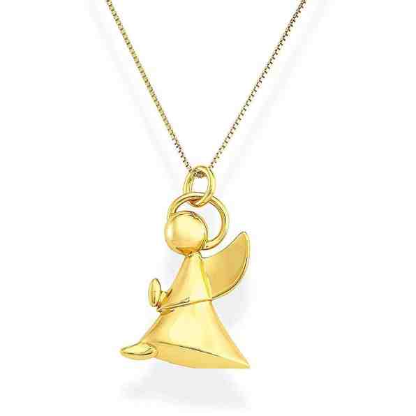 Amen Originální pozlacený náhrdelník Angels A4G (řetízek, přívěsek) + 2 měsíce na vrácení zboží