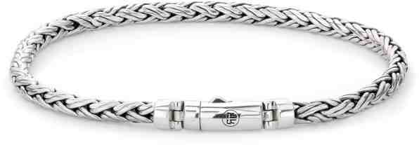 Rebel&Rose Proplétaný stříbrný náramek Athena RR-BR017-S 16,5 cm - S + 2 měsíce na vrácení zboží