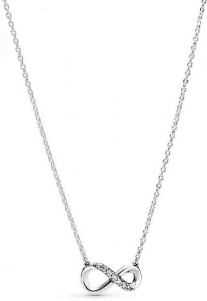Pandora Stříbrný náhrdelník Třpytivé nekonečno 398821C01-50 + 2 měsíce na vrácení zboží