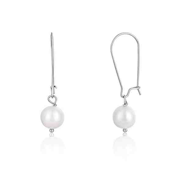 JwL Luxury Pearls Krásné ocelové náušnice s pravými perlami JL0614 + 2 měsíce na vrácení zboží