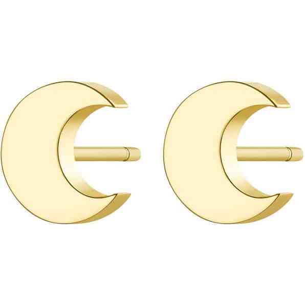 S`Agapõ Elegantní ocelové náušnice ve tvaru půlměsíce CLICK SCK44 + 2 měsíce na vrácení zboží