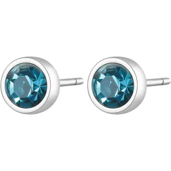 S`Agapõ Ocelové náušnice s krystaly CLICK SCK25 + 2 měsíce na vrácení zboží