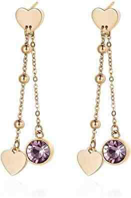 S`Agapõ Dlouhé ocelové náušnice Aurora SAR15 + 2 měsíce na vrácení zboží